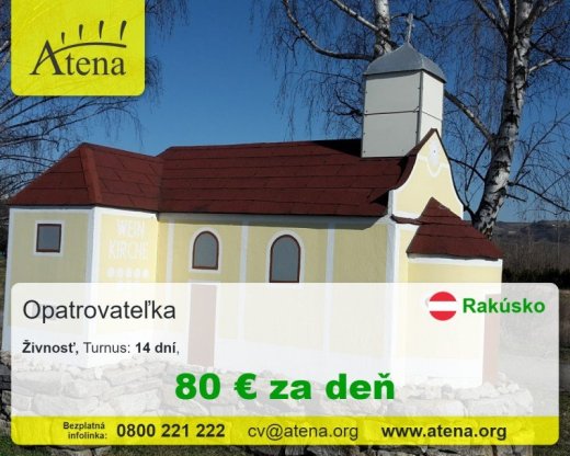 Opatrovatelka, opatrovatel, zdravotna asistentka