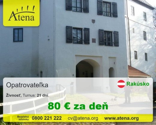 Opatrovatelka, opatrovatel, zdravotna asistentka