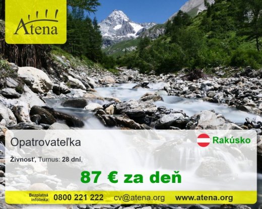 Opatrovatelka, opatrovatel, zdravotna asistentka