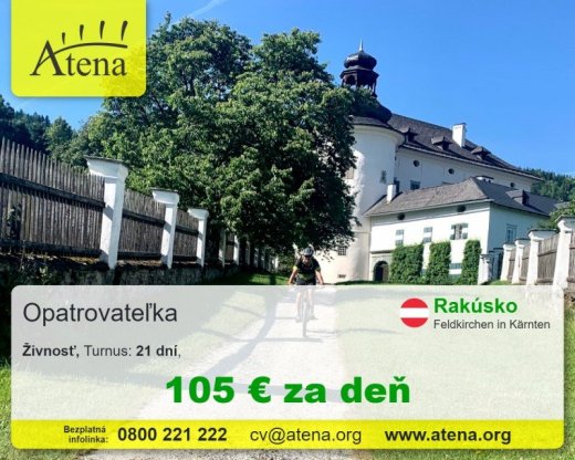 Opatrovatelka, opatrovatel, zdravotna asistentka