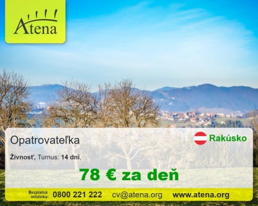 Opatrovatelka, opatrovatel, zdravotna asistentka