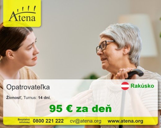Opatrovatelka, opatrovatel, zdravotna asistentka