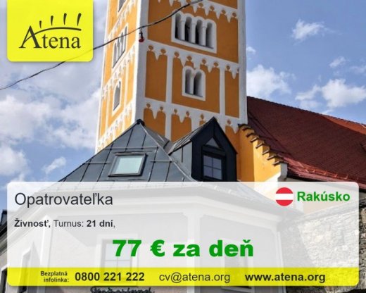 Opatrovatelka, opatrovatel, zdravotna asistentka