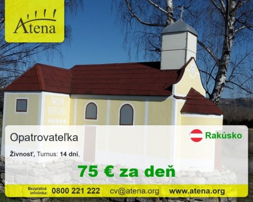 Opatrovatelka, opatrovatel, zdravotna asistentka