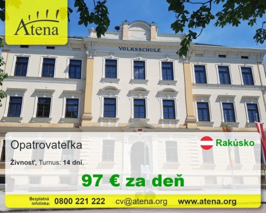 Opatrovatelka, opatrovatel, zdravotna asistentka