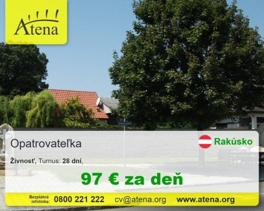 Opatrovatelka, opatrovatel, zdravotna asistentka