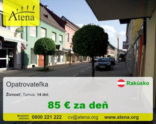 Opatrovatelka, opatrovatel, zdravotna asistentka