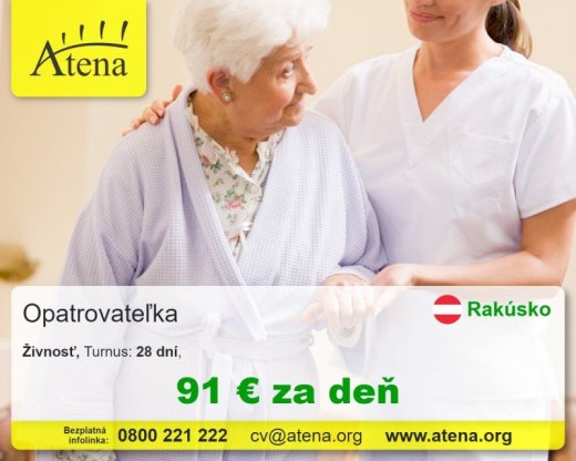 Opatrovatelka, opatrovatel, zdravotna asistentka