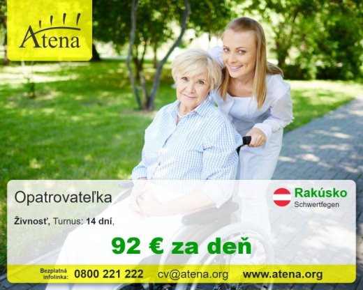 Opatrovatelka, opatrovatel, zdravotna asistentka
