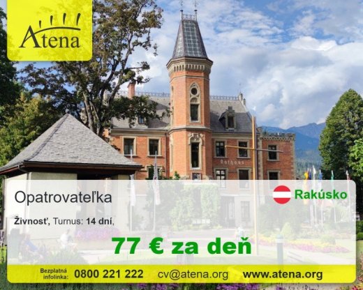 Opatrovatelka, opatrovatel, zdravotna asistentka