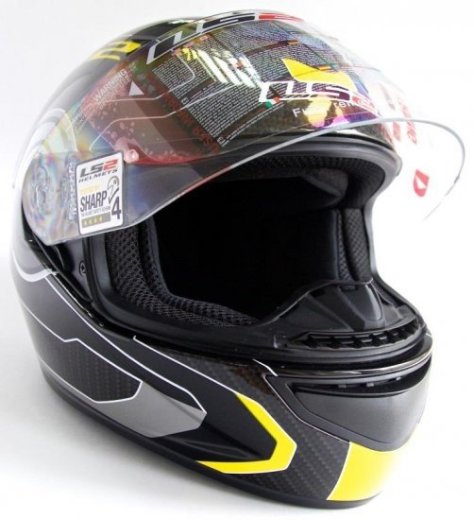Prilba LS2 FF351 ATMOS black yellow