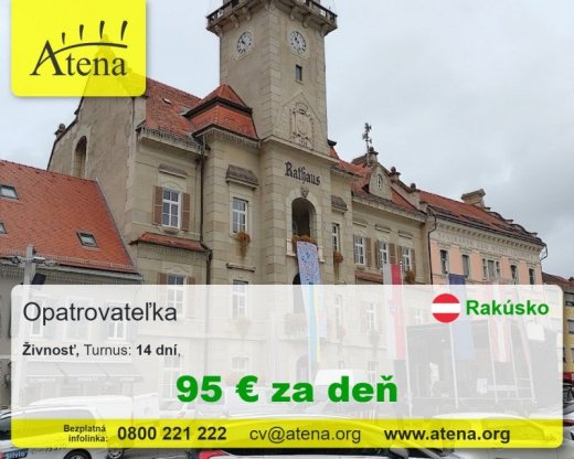 Opatrovatelka, opatrovatel, zdravotna asistentka