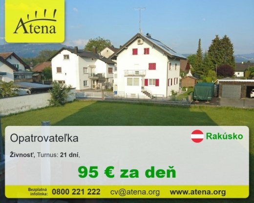 Opatrovatelka, opatrovatel, zdravotna asistentka