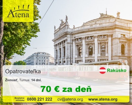 Opatrovatelka, opatrovatel, zdravotna asistentka