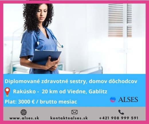 Zdravotná sestra s ubytovaním, Rakúsko