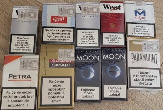 Staré slovenské cigarety