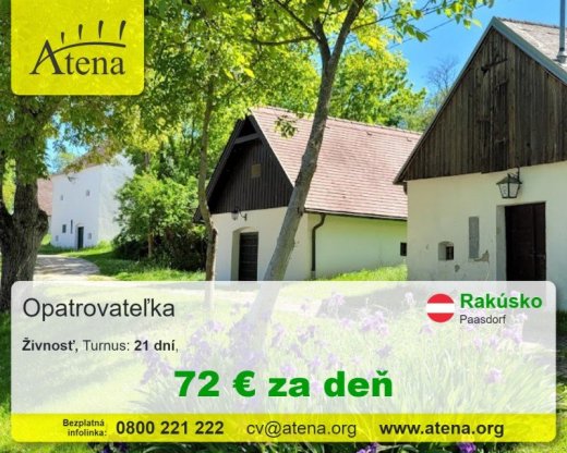 Opatrovatelka, opatrovatel, zdravotna asistentka