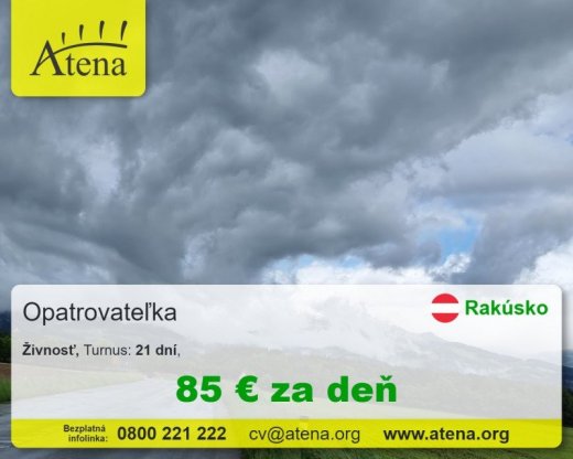 Opatrovatelka, opatrovatel, zdravotna asistentka
