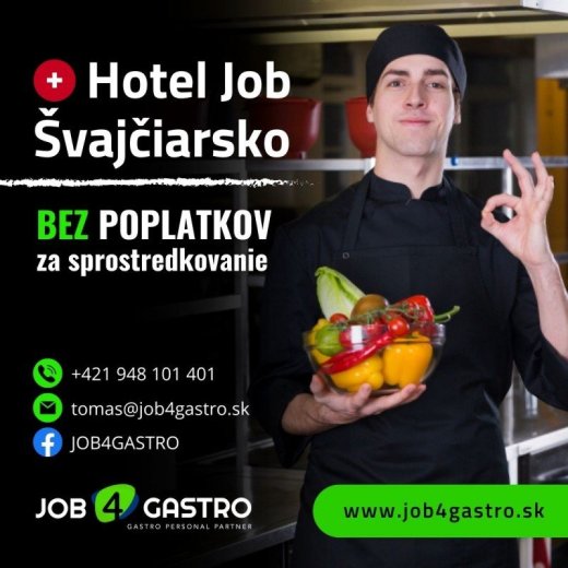 Kuchár na studenú kuchyňu, Švajčiarsko, 5000 CHF