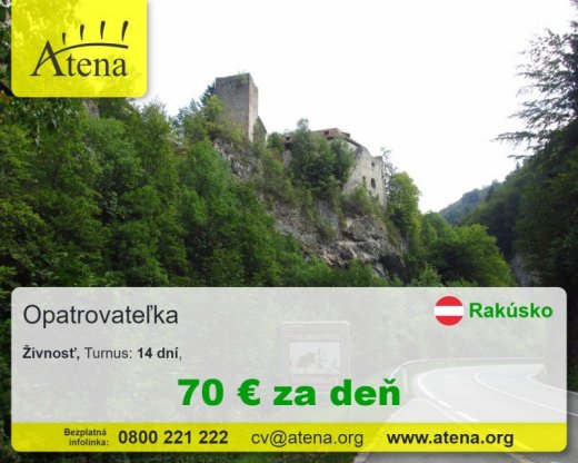 Opatrovatelka, opatrovatel, zdravotna asistentka