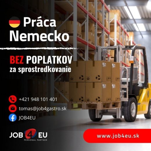2x vodič vysokozdvižného vozíka do Nemecka, 2300€