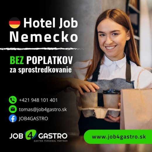 Čašník na 4 Hotel, Nemecko, 1900€ netto