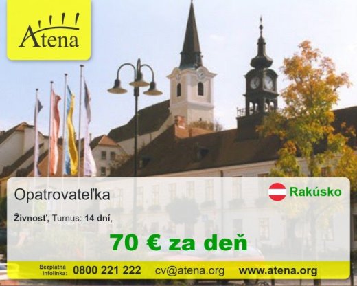 Opatrovatelka, opatrovatel, zdravotna asistentka