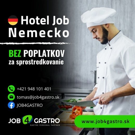 Kuchár Chef de Partie do kantíny v Mníchove, 2300€