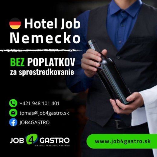 Vínny someliér na 5 Rezort, Nemecko, 2500€ netto