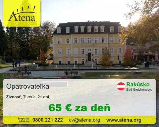 Opatrovatelka, opatrovatel, zdravotna asistentka