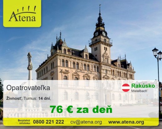 Opatrovatelka, opatrovatel, zdravotna asistentka