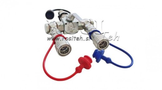 Ručný rozdeľovač hydraulické výstupy