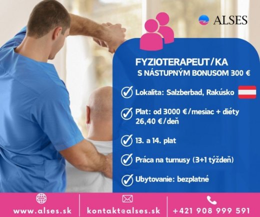 Fyzioterapeut kúpele Salzerbad Rakúsko