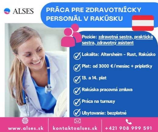 Zdravotná sestra, praktická sestra, zdr. asistent