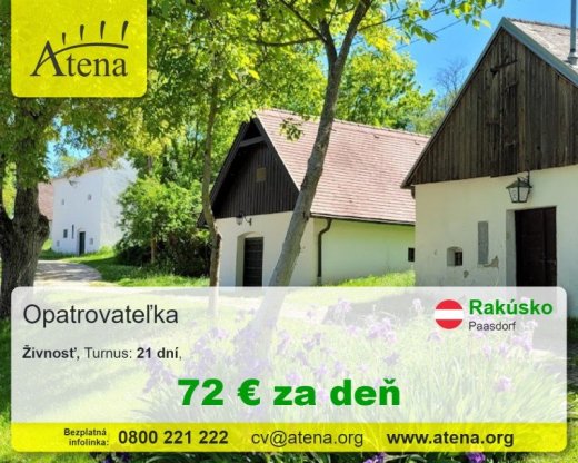 Opatrovatelka, opatrovatel, zdravotna asistentka