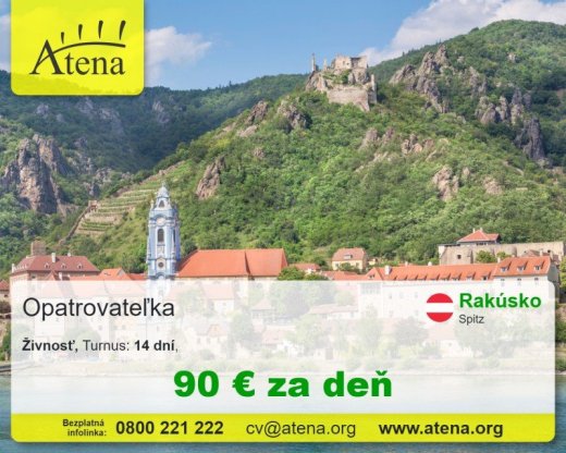 Opatrovatelka, opatrovatel, zdravotna asistentka