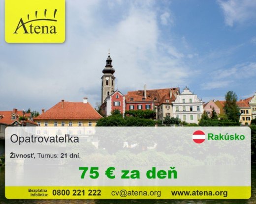 Opatrovatelka, opatrovatel, zdravotna asistentka