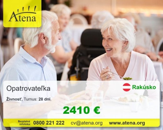 Opatrovatelka, opatrovatel, zdravotna asistentka