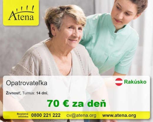 Opatrovatelka, opatrovatel, zdravotna asistentka