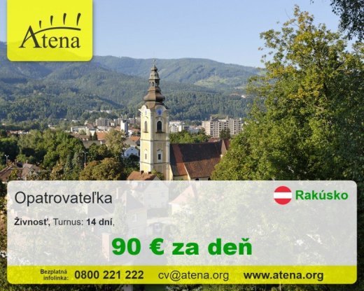 Opatrovatelka, opatrovatel, zdravotna asistentka
