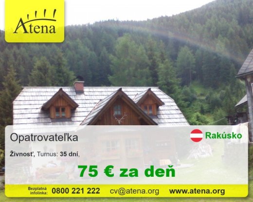 Opatrovatelka, opatrovatel, zdravotna asistentka