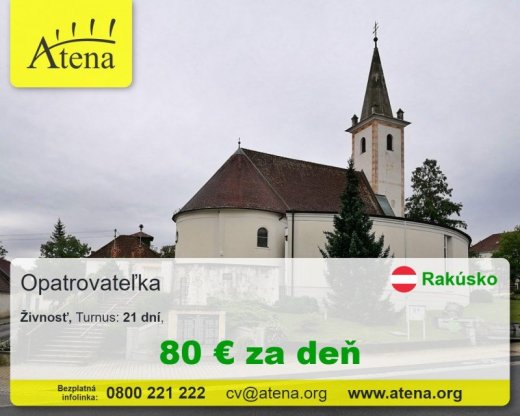 Opatrovatelka, opatrovatel, zdravotna asistentka