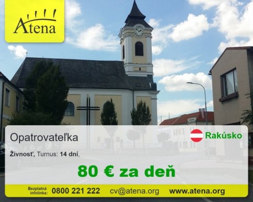 Opatrovatelka, opatrovatel, zdravotna asistentka