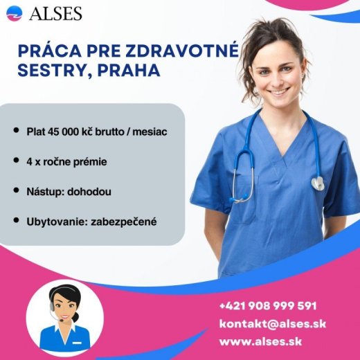 Zdravotná sestra, ortopedická klinika Praha