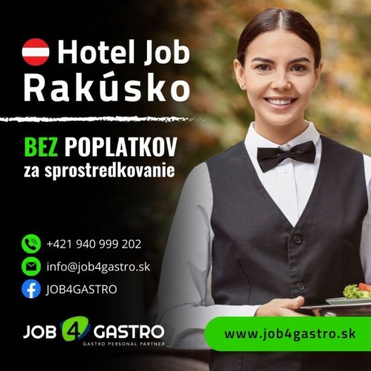 Čašník/čašníčka Chef de Rang
