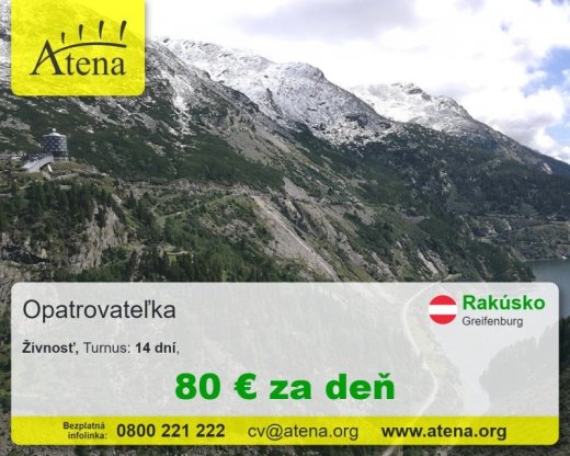 Opatrovatelka, opatrovatel, zdravotna asistentka