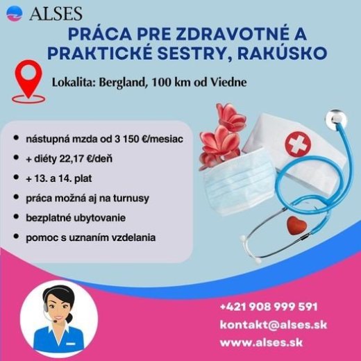 Zdravotné a praktické sestry, 100 km od Viedne