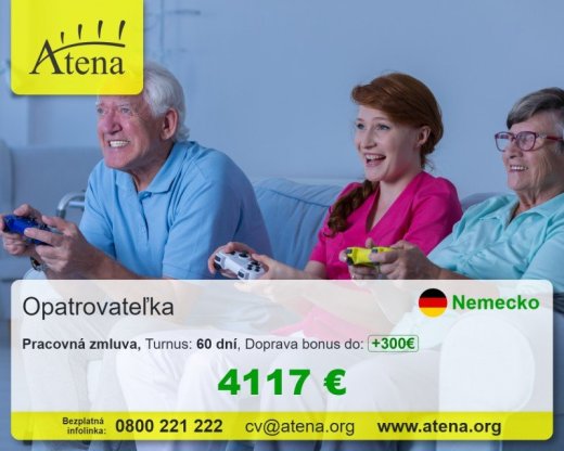 Opatrovatelka, opatrovatel, zdravotna asistentka