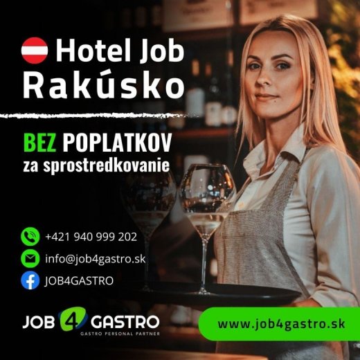 Pomocný čašník v Rakúsku
