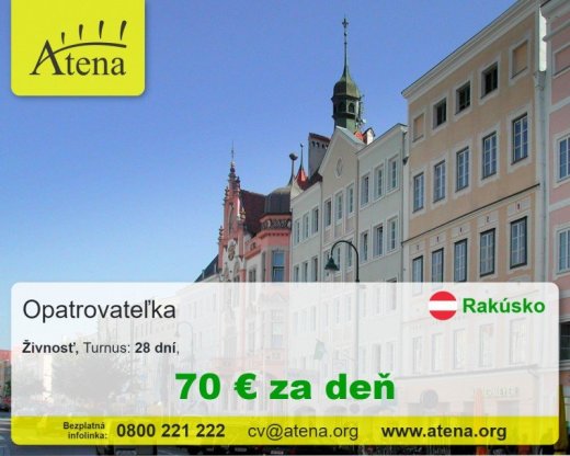 Opatrovatelka , opatrovatel
